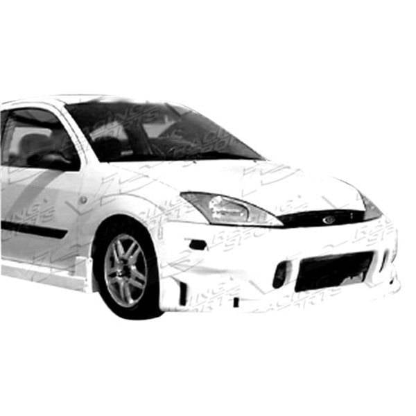2000-2004 Ford Focus 2 doors 4 doors TSC Style FRP Primer Front Bumper-1