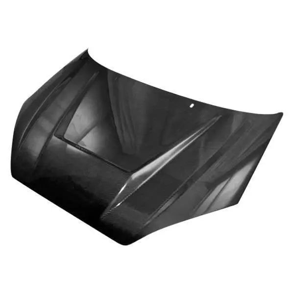 2000-2004 Ford Focus 2 doors 4 doors INVADER Style Carbon Fiber Black Hood-1