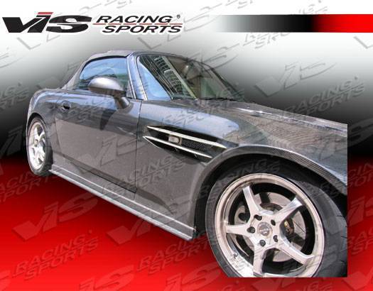 2000-2009 Honda S2000 2 doors Blade Style FRP Primer Fenders-3