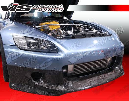 2000-2003 Honda S2000 2 doors Carbon Fiber Black Front Lip-1