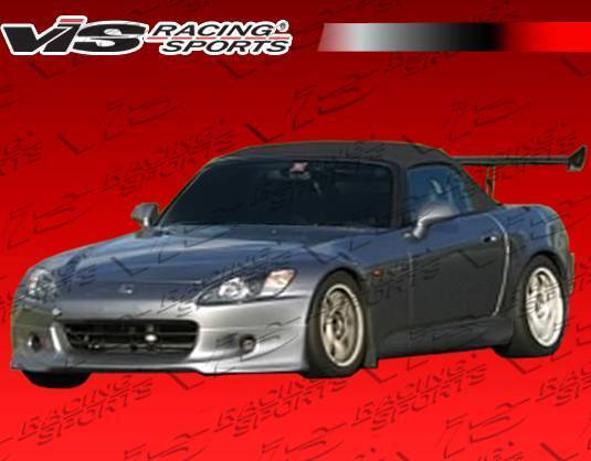2000-2009 Honda S2000 POLYURETHANE Black Front Bumper-1