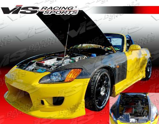 2000-2009 Honda S2000 2 doors Carbon Fiber Black Fenders-1