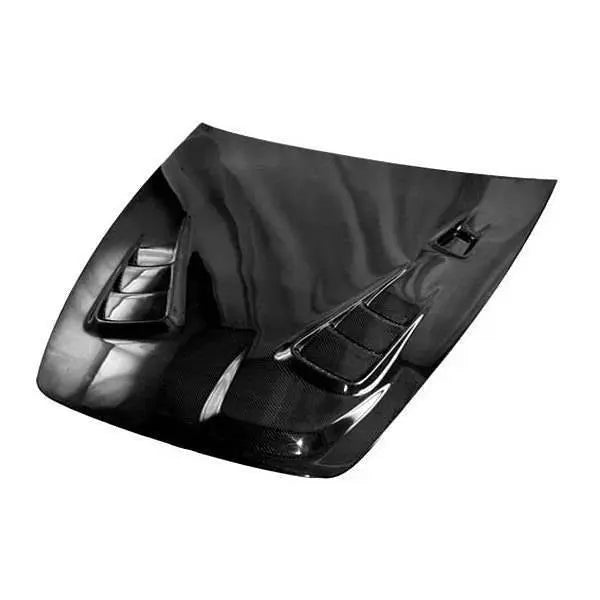 2000-2009 Honda S2000 2 doors SP Style Carbon Fiber Black Hood-2