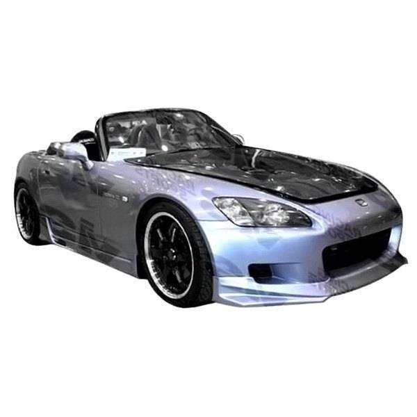2000-2003 Honda S2000 2 doors WALKER Style FRP Primer Front Lip-1