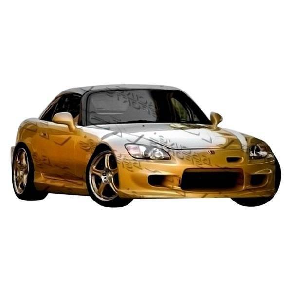 2000-2009 Honda S2000 2 doors WINGS Style FRP Primer Front Bumper-1