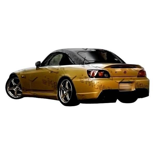 2000-2009 Honda S2000 2 doors WINGS Style FRP Primer Rear Bumper-1