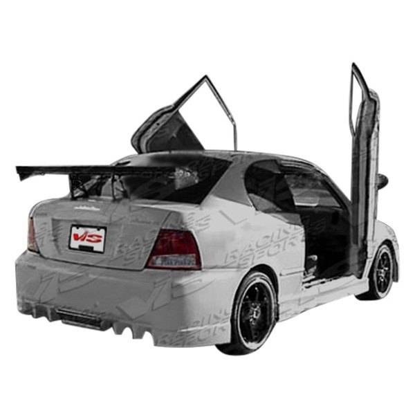 2000-2002 Hyundai Accent 2 doors EVO 5 Style FRP Primer Full Kit-3