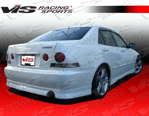 2000-2005 Lexus IS300 4 doors TECHNO R Style FRP Primer Rear Lip-2