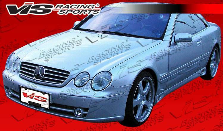 2000-2006 Mercedes CL Class W215 LASER F1 Style FRP Primer Full Kit-2