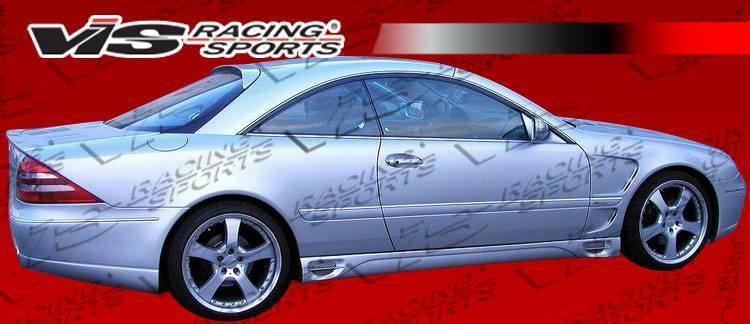 2000-2006 Mercedes CL Class W215 LASER F1 Style FRP Primer Full Kit-3