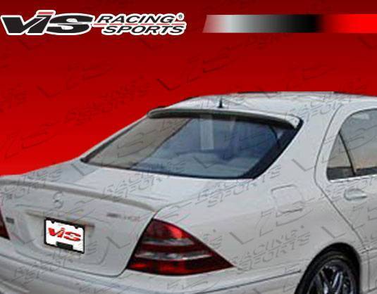 2000-2006 Mercedes S Class W220 4 doors LASER Style FRP Primer Spoiler-2