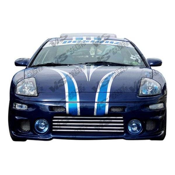 2000-2005 Mitsubishi Eclipse 2 doors Evolution Style FRP Primer Front Bumper-1