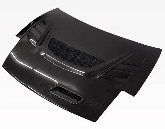 2000-2005 Mitsubishi Eclipse 2 doors G Speed Style Carbon Fiber Black Hood-2