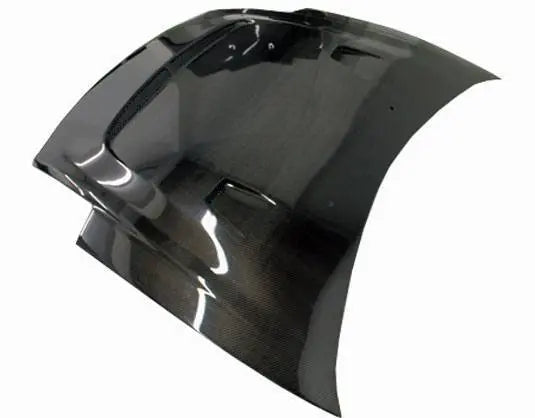 2000-2005 Mitsubishi Eclipse 2 doors JS Style Carbon Fiber Black Hood-2