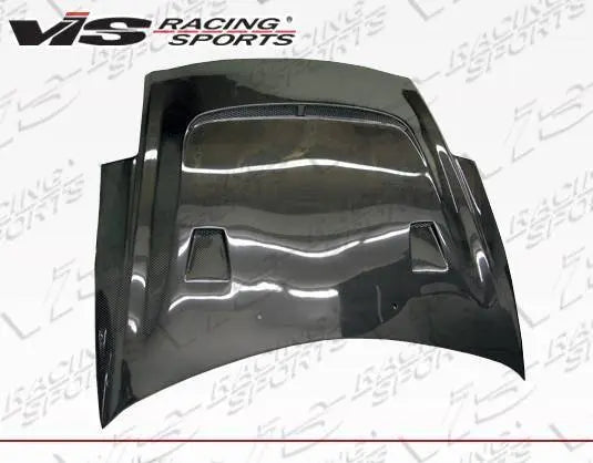 2000-2005 Mitsubishi Eclipse 2 doors JS Style Carbon Fiber Black Hood-3
