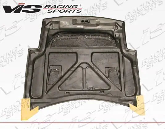 2000-2005 Mitsubishi Eclipse 2 doors JS Style Carbon Fiber Black Hood-4