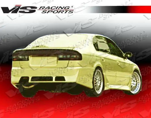 2000-2004 Subaru Legacy 4 doors STI Style FRP Primer Side Skirts-1