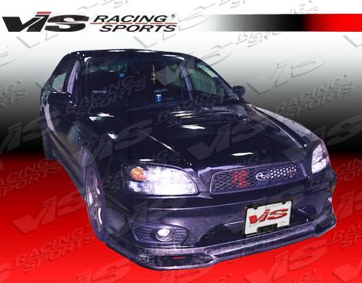 2000-2004 Subaru Legacy Carbon Fiber Black Front Lip-1