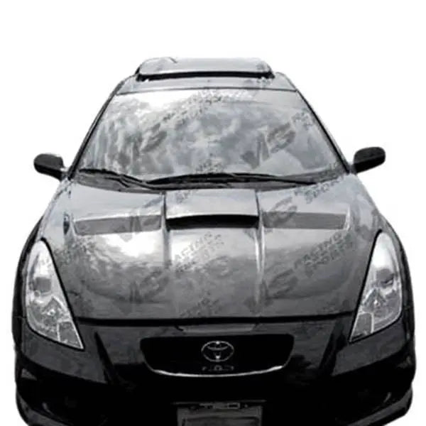 2000-2005 Toyota Celica 2 doors XTREME GT Style Carbon Fiber Black Hood-1