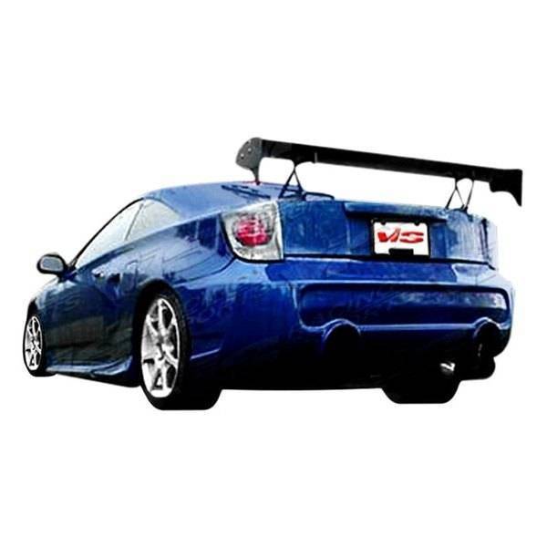2000-2005 Toyota Celica 2 doors INVADER 6 Style FRP Primer Rear Bumper-1