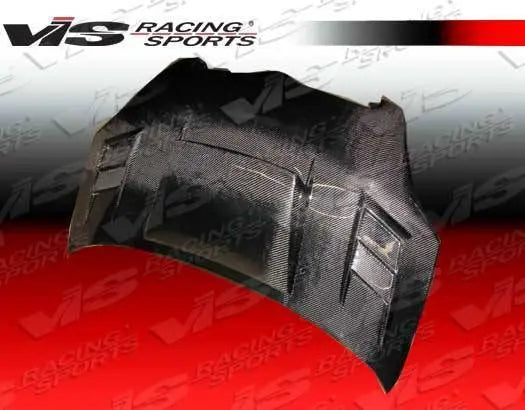 2000-2002 Toyota Echo JDM 4 doors CYBER Style Carbon Fiber Black Hood-2