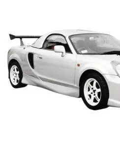 2000-2005 Toyota MRS 2 doors GT Sport Style FRP Primer Side Skirts-1