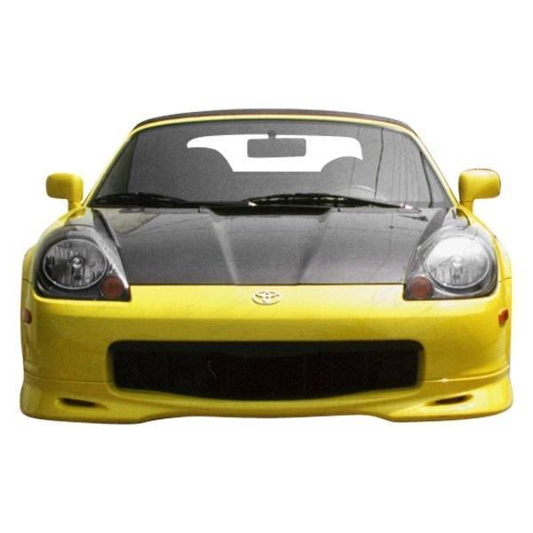 2000-2003 Toyota MRS 2 doors TECHNO R Style FRP Primer Front Lip-1