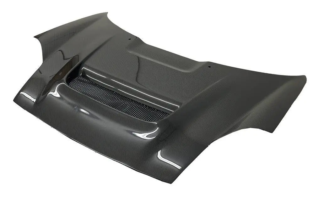 2000-2005 Toyota MRS 2 doors V Line Style Carbon Fiber Black Hood-1