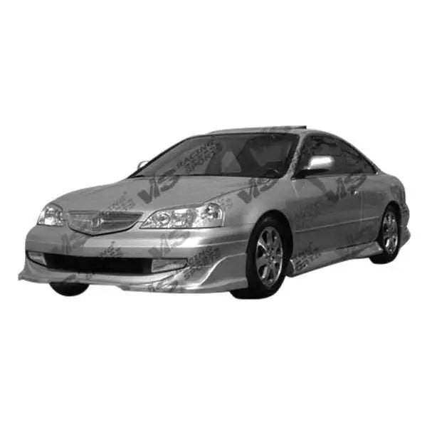 2001-2003 Acura CL 2 doors CYBER Style FRP Primer Side Skirts-1