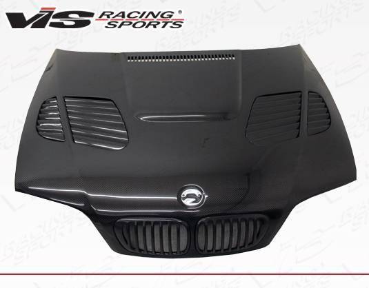 2001-2006 BMW 3 SERIES M3 2 doors GTR Style Carbon Fiber Black Hood-2