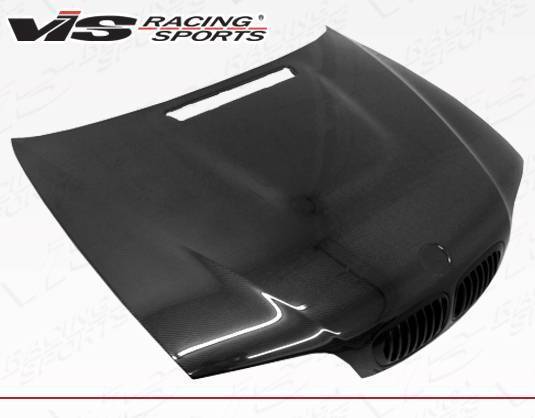 2001-2006 BMW 3 SERIES M3 2 doors OEM Style Carbon Fiber Black Hood-1