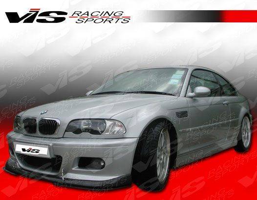 2001-2005 BMW 3 SERIES E46 M3 2 doors Carbon Fiber Black Front Lip-1