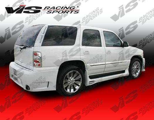 2001-2006 GMC Denali 4 doors OUTCAST Style FRP Primer Rear Bumper-2