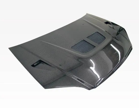 2001-2003 Honda Civic 2 doors 4 doors EVO Style Carbon Fiber Black Hood-1