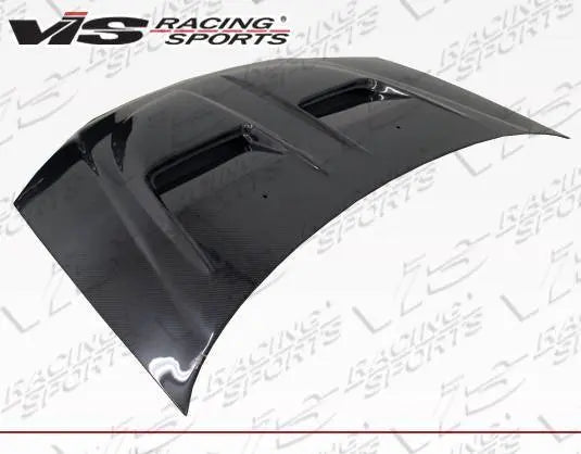 2001-2003 Honda Civic 2 doors 4 doors XTREME GT Style Carbon Fiber Black Hood-2