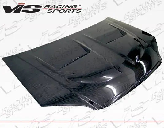 2001-2003 Honda Civic 2 doors 4 doors XTREME GT Style Carbon Fiber Black Hood-3
