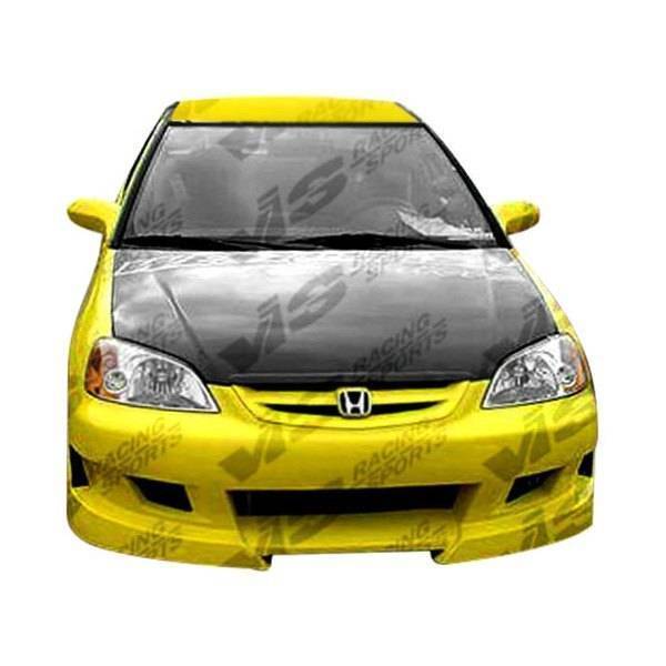 2001-2003 Honda Civic 2 doors 4 doors VIPER Style FRP Primer Front Bumper-1