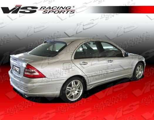 2001-2007 Mercedes C Class W203 4 doors LASER 2 Style FRP Primer Full Kit-5
