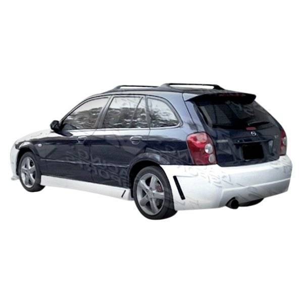 2001-2003 Mazda Protege 5 doors TSC 3 Style FRP Primer Rear Bumper-1