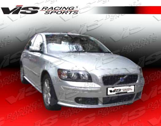 2001-2004 Volvo S40 4 doors EURO TECH Style FRP Primer Front Lip-2