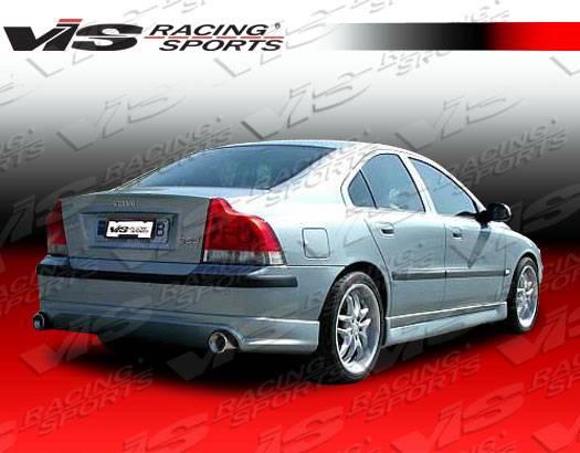 2001-2004 Volvo S60 4 doors SPIKE Style FRP Primer Full Kit-2