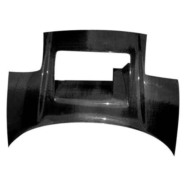 2002-2005 Acura NSX 2 doors Super GT Style Carbon Fiber Black Hood-1