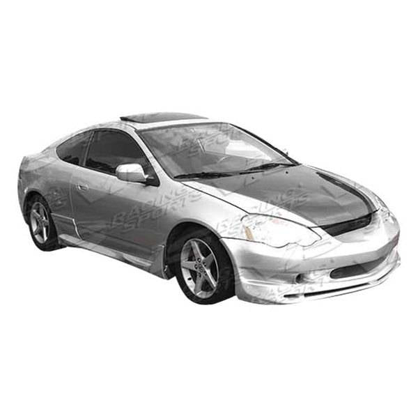 2002-2004 Acura RSX 2 doors BALLISTIX Style FRP Primer Full Kit-1