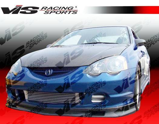2002-2004 Acura RSX 2 doors Carbon Fiber Black Front Lip-1