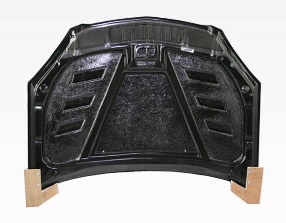 2002-2006 Acura RSX 2 doors TERMINATOR Style Carbon Fiber Black Hood-4