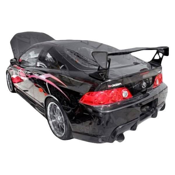 2002-2004 Acura RSX 2 doors TECHNO R Style FRP Primer Rear Bumper-1