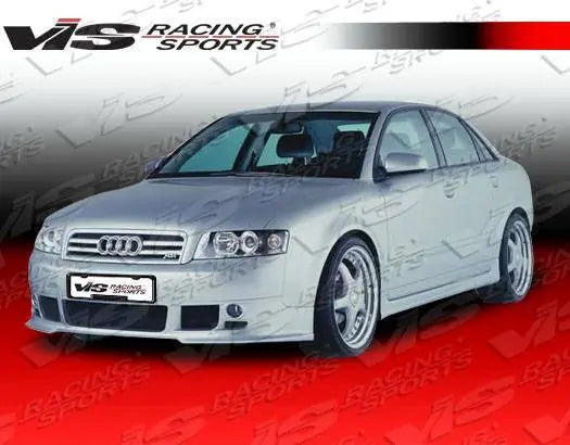 2002-2005 Audi A4 4 doors A-TECH Style FRP Primer Side Skirts-2