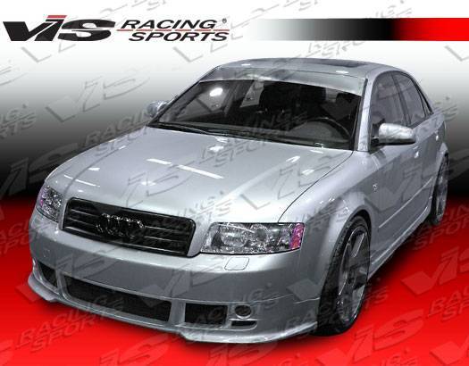 2002-2005 Audi A4 4 doors A-TECH Style FRP Primer Front Lip-2