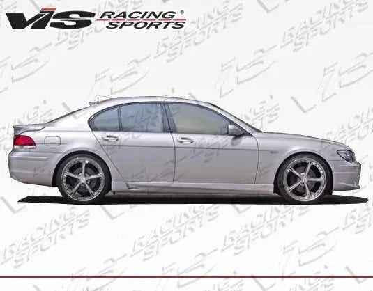 2002-2005 BMW 7 SERIES E65 4 doors A-TECH Style FRP Primer Side Skirts-2