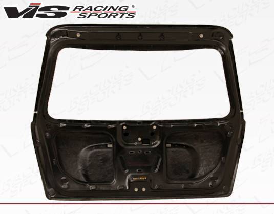 2002-2006 BMW Mini Cooper 4 doors OEM Style Carbon Fiber Black Hatch-4